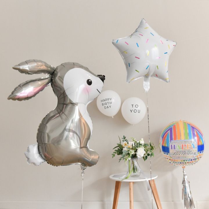 ลูกโป่งวันเกิด-ลูกโป่งกระต่าย-ลูกโป่งฟอยล์-rabbit-balloon