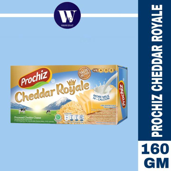 [160GM] PROCHIZ CHEDDAR ROYALE | PROCESSED CHEDDAR CHEESE | Lazada