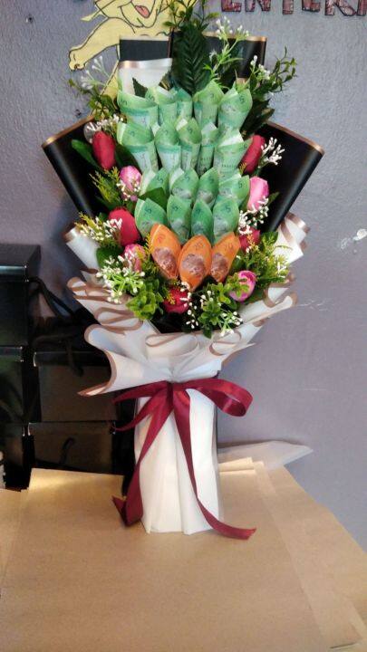 bouquet coklat/gubahan duit