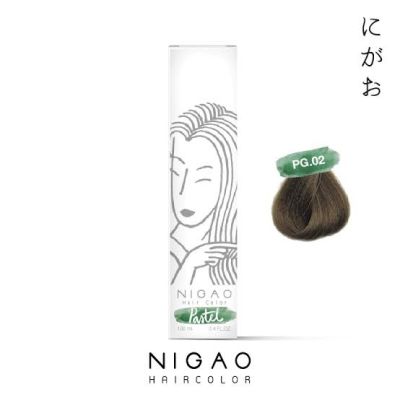 นิกาโอะ Nigao ครีมเปลี่ยนสีผม PG.01พาสเทลกรีนกรีนที100มล + ไฮ 3%