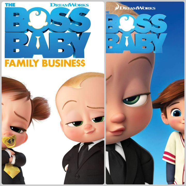 [DVD HD] เดอะบอสเบบี้ ครบ 2 ภาค-2 แผ่น The Boss Baby 2-Movie Collection #หนังการ์ตูน - คอมเมดี้ (ดูพากย์ไทยได้-ซับไทยได้)
