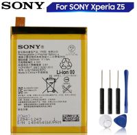 Original Sony แบตเตอรี่ SONY Xperia Z5 E6883 LIS1593ERPC E6633 E6653 E6683 E6603ของแท้แบตเตอรี่2900MAh