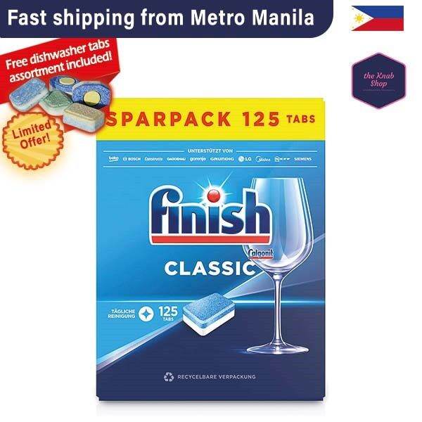 125 tabs Finish Power Classic Megapackplus finish machine cleaner(3pcs
