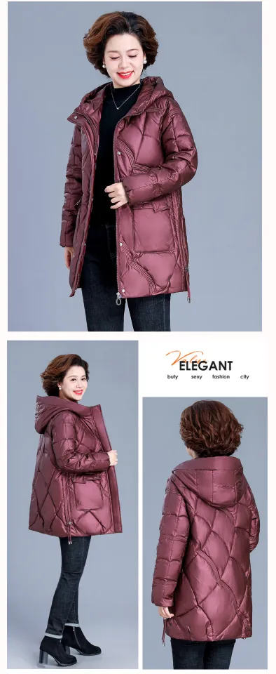 Overcoat Parka Middle-Aged And Elderly Mothers Winter New Cotton