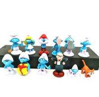 ?พร้อมส่ง?โมเดลสเมิร์ฟ ชุด 12 ตัว ของสะสมการ์ตูน Smurfs (iallshop)