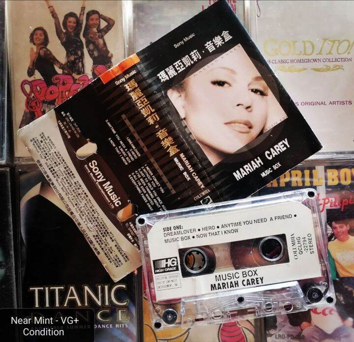Mariah Carey Music Box Cassette Tape Original Cassette Tapes Vintage Cassettes Tape Pop Cassette