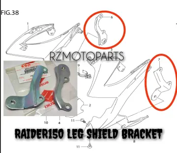 YSW Legshield/Leg Shield Cover RAIDER 150 REBORN