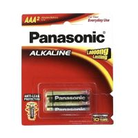 Panasonic Alkaline ถ่าน AAA พานาโซนิค ถ่านอัลคาไลน์ ขนาด AAA (กล่อง 12 แพ็ค / แพ็คละ 2 ก้อน)