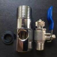 T-WAY + Ball Valve บอลวาล์ว ขนาด เกลียว 1/2″ X ท่อ 1/4″ ( 4หุน-2หุน )