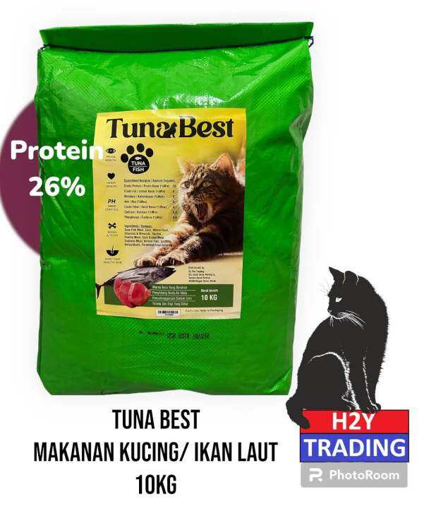 Tuna Best Makanan kucing / Ocean Fish / Dry Food 10kg Lazada