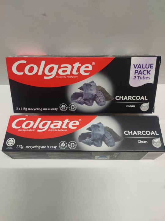 Colgate Charcoal Clean Toothpaste 115g Twin Pack Lazada Ph