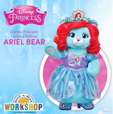 𝟮𝗻𝗱.(มือสอง) ตุ๊กตา เจ้าหญิงแอเรียล Ariel Princess บิ้วอะแบร์ หายาก ❤️‍🔥สินค้ามือสองสภาพดี❤️‍🔥 สินค้าปีเก่าเลิกผลิต ⭐️Build-A-Bear Workshop⭐️