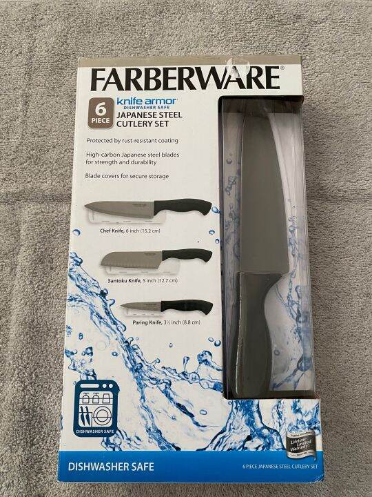 Farberware Knife Armor 6Piece Knife Set Lazada PH