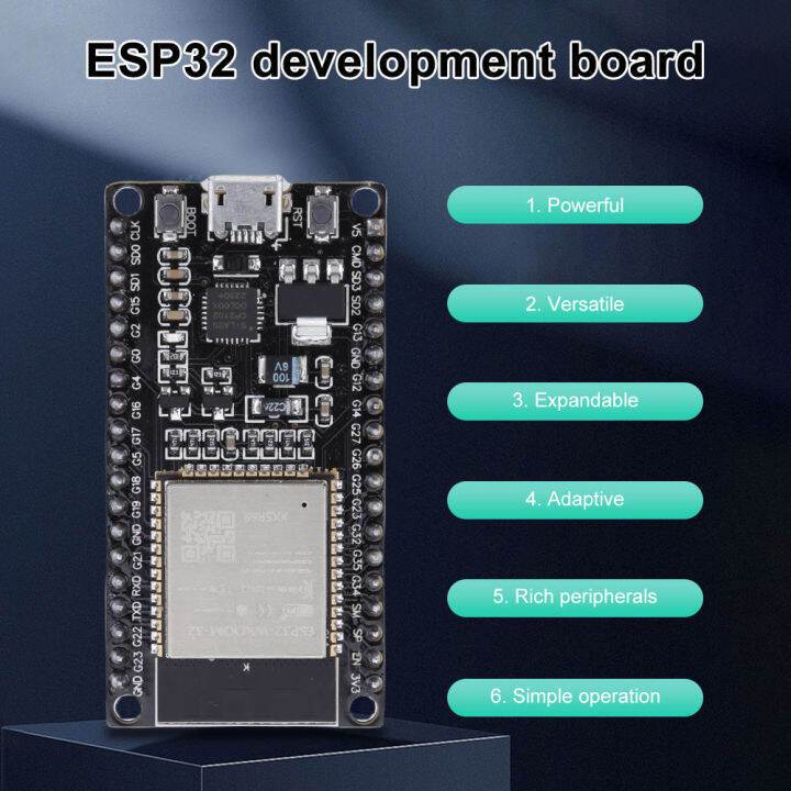 ESP32 Development Board Module Dual-Core CPU ESP32 Expansion Board Wi ...