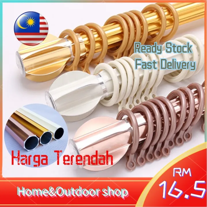 🔥Ready Stock🔥Langsir Curtain Rod 28mm Aluminium Batang Langsir Penyakut