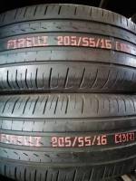 ยางเปอร์เซ็นต์ 205/55 R16 ยี่ห้อ pirelli ยางปี 2017 ราคาเส้นละ 800 บาทสนใจกดคำสั่งซื้อได้เลยนะคะ