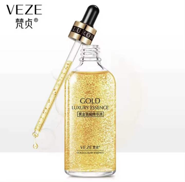 เซรั่มเพียวโกลด์-veze-24k-pure-gold-serum-100ml-เซรั่มทองคำบริสุทธิ์-24k-หน้าเนียนกระจ่างใส-ด้วยคุณค่าจากทองคำ-แพคเกจใหม่