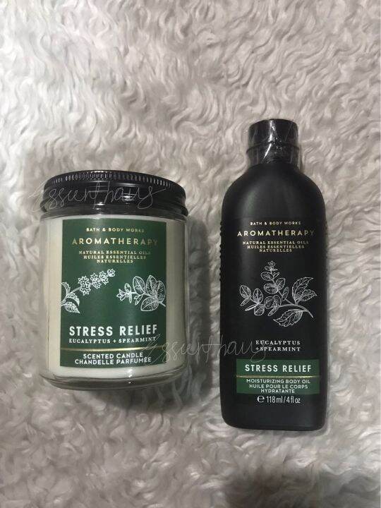 Original Bath And Body Works Aromatherapy Stress Relief Eucalyptus