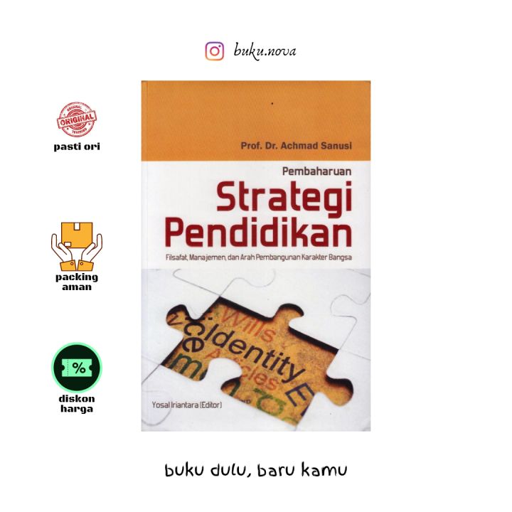 Buku Pembaharuan Strategi Pendidikan Filsafat Manajemen Dan Arah Pembangunan Karakter Bangsa