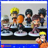 โมเดลนารูโตะ 6ตัว/แพ็ค Naruto มาดาระ ซาสึเกะ สัตว์หาง ของขวัญ ของเล่น สวยมาก