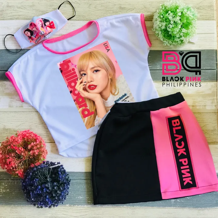 Black pink 3 piece set with shrug main image 1
