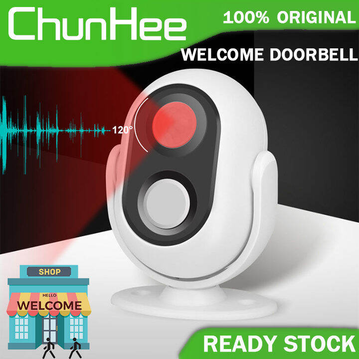 Chunhee HW06 Entrance Sensor Bell Motion Sensor Doorbell with ‘Hello