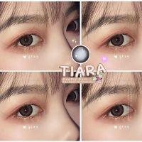 คอนแทคเลนส์ Tiara สีเทา/ตาล Gray/Brown ค่าสายตา (0.00)-(-10.00)