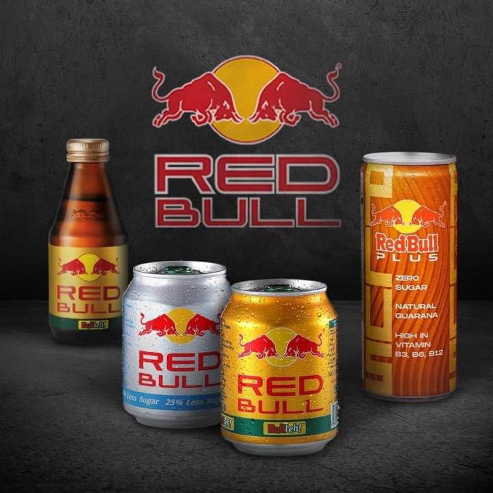 Red Bull Plus Zero Sugar / Red Bull Gold / Red Bull Silver Less Sugar ...