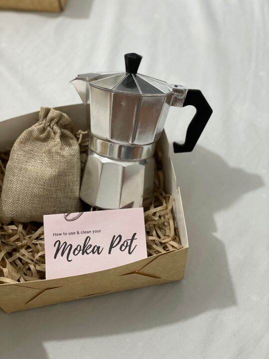 Moka pot Gift set (box included) Lazada PH