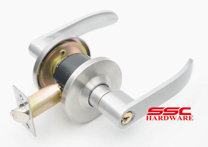 Door knob Lever Type Stainless Steel Lock set Door Knob w/ 3 big handle