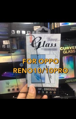 OPPO RENO10/10PROออปโป้ ฟิล์มกระจก ฟิล์มกันรอยหน้าจอ ฟิล์มกระจกนิรภัยกันรอย แบบเต็มจอ ขอบดำ(FULL GLUE)