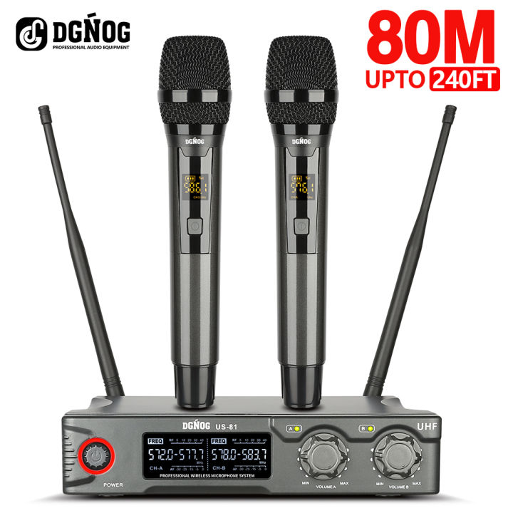 Pro DJ Audio Pro DJ Audio Pair 2 Wireless Live PA Karaoke Micropho