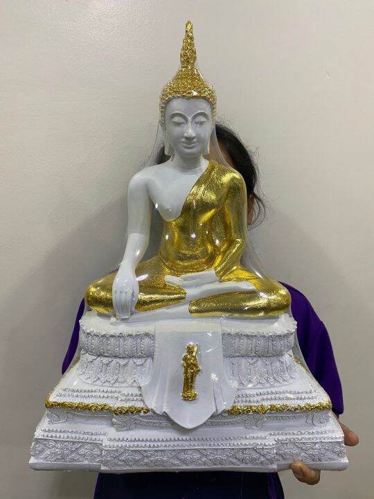 พระปางสะดุ้งมาร-พระปางชนะมาร-กว้าง13นิ้ว-สูง18นิ้ว