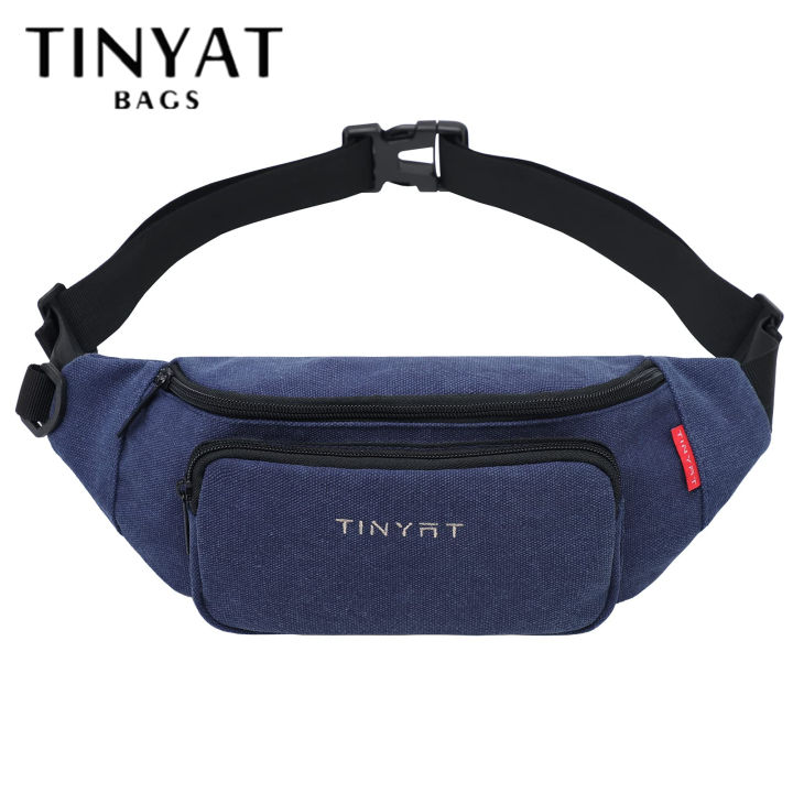 TINYAT Men's Waist Bag Waterproof Phone Belt Bag Pouch Casual Crossbody ...