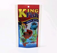 อาหารปลา King Fish Micro Pellets 60 g.(อาหารสำหรับปลาขนาดเล็ก เร่งสี เร่งโต ไม่ทำให้น้ำขุ่น)