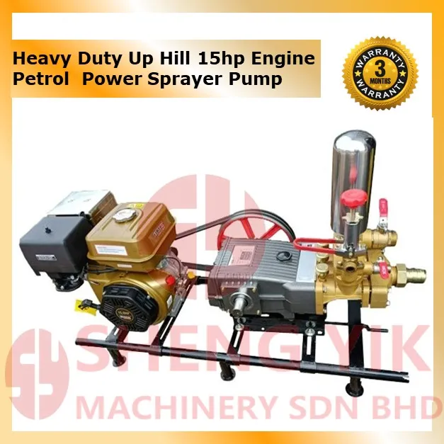 Shengyik Heavy Duty Uphill Up Hill Engine Water Pump 15hp Petrol Power