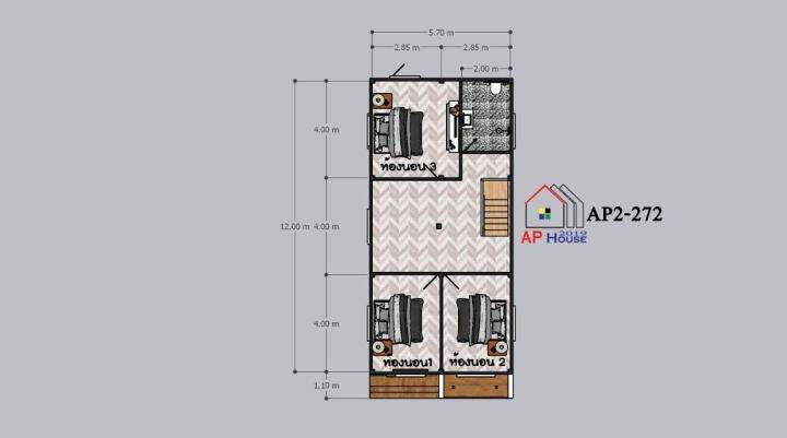 แบบบ้าน-2-ชั้น-3-ห้องนอน