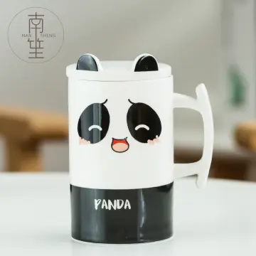 1pc Creative Ceramic Panda Pattern Mug Cartoon Cup Cute Milk