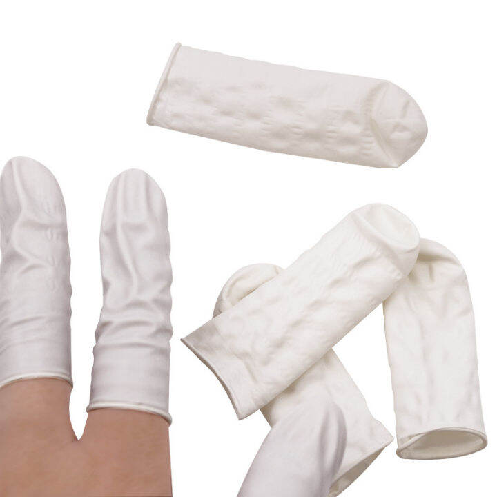 (Ready Stock)800pcsWhite finger covers disposable latex finger covers