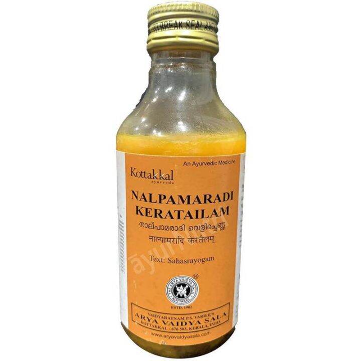 Ready Stock Original Kottakkal Nalpamaradi Keratailam 200ml | Lazada