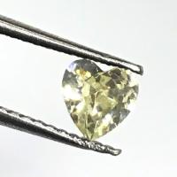 5x5 mm Heart Shape Canary สีเหลือง Cubic zirconia (CZ) 5x5mm  heart shape canary yellow cubic zirconia (CZ)