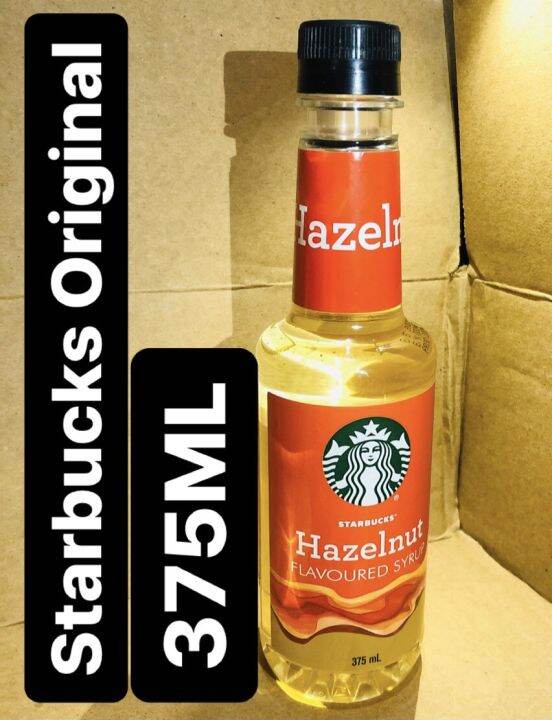 Starbucks Original Hazelnut Flavoured Syrup 375ML Lazada PH