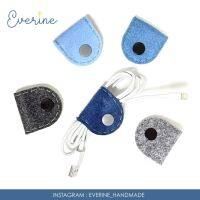 EVERINE ? FELLING BLUE ? ที่เก็บสายชาร์จ &amp; สายหูฟัง /CORD ORGANIZER