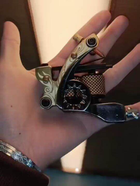 Stainless Steel Black Iron Machine Regulator Tattoo Coil Machine