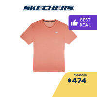 Skechers สเก็ตเชอร์ส เสื้อยืดวิ่งแขนสั้นผู้ชาย Men Running Tee Apparel - SP22Q4M435-DKCR