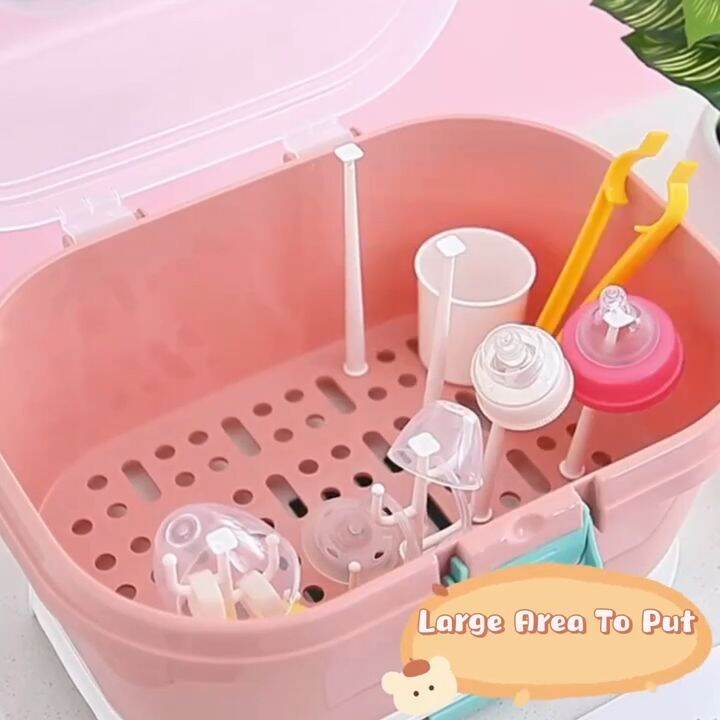 Goodbata Baby Feeding Bottle Storage Box Milk Powder Bottle pacifier