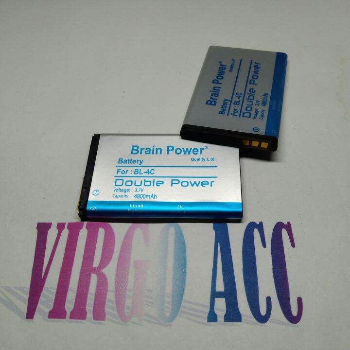 Baterai Batre Battery Strawberry BL-4C BL4C Double Power Battery ...