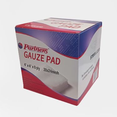 Partners Sterile Gauze Pad 4x4x8 Ply 28x24 Mesh | Lazada PH