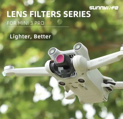 Sunnylife 6 pcs Lens Filters CPL Filters / ND4 / ND8 / ND16 / ND32 / MCUV filter Accessories for DJI Mini 3 Pro