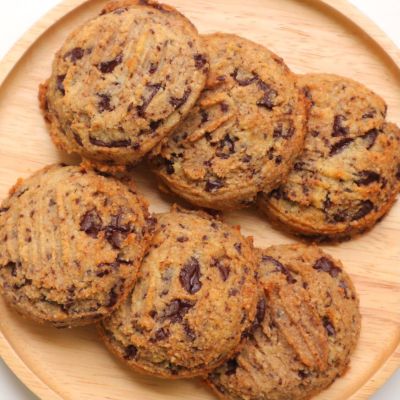 ❤️คุกกี้นิ่มคีโต❤️ Keto Soft Chocolate chips Cookies คุกกี้คีโตรสออริจินอลผสมดาร์กช็อกโกแลตชิพเข้มข้น 85% ใช้น้ำตาลหล่อฮังก๊วย หวานน้อย